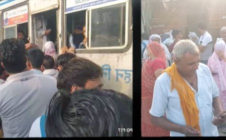  पहाडी से रोडवेज बसो का अभाव ,आमजन परेशान