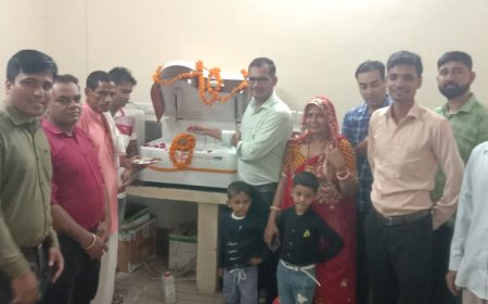 सकट सीएचसी में अब फुली ऑटोमेटेड बायोकेमिस्ट्री एनालाइजर मशीन से होगी मरीजों की जांच