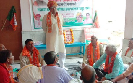 भाजपा कार्यकर्ता आधारित पार्टी- पूर्व मंत्री हेमसिंह भड़ाना