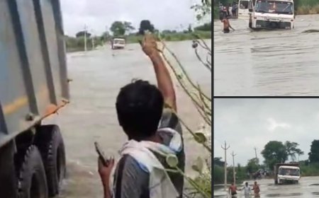 प्रशासन की लगातार चेतावनी के बावजूद वाहन चालक और ग्रामीण गंभीर नदी के पानी में लापरवाही बरतकर दे रहे हादसों  को न्यौता