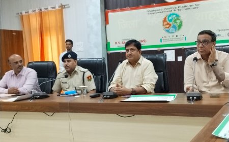ज़िला कलेक्टर शेखावत की अनोखी पहल, शाहपुरा जिले के युवाओं का मार्गदर्शन करने के लिए लॉन्च की साईंपेट मोबाइल ऐप