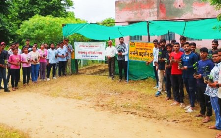 नोगांवा "एक पेड़ मां के नाम" कार्यक्रम का आयोजन