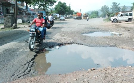 बारिश सीजन खत्म होने के बाद शुरू होगा टूटी सड़कों का कार्य