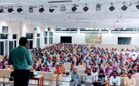 नीति आयोग के आकांक्षी ब्लॉक आबूरोड के कर्मचारीयों प्रगति रिर्पोट की ली बैठक