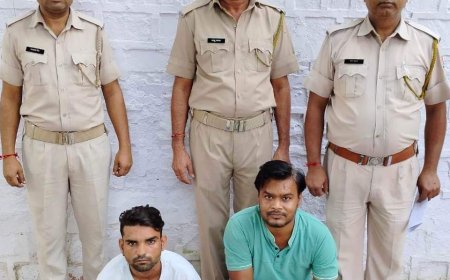 फेसबुक पर अवैध हथियार के साथ विडियो डालकर लोगों में भय पैदा करने के मामले में 2 आरोपी गिरफ्तार