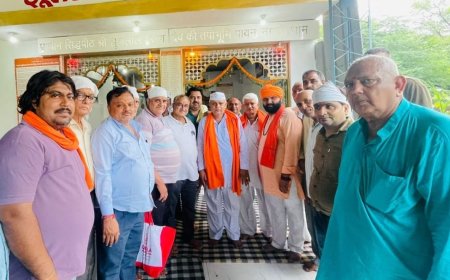 सिंधी समाज ने तपोभूमि नंगली धाम में भगवान झूलेलाल के किए दर्शन