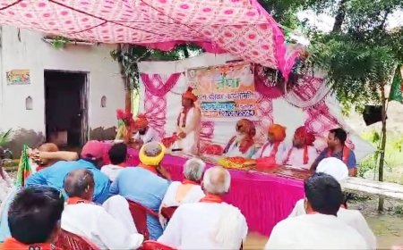 कामां विधानसभा के मंडल गोपालगढ़ के शक्ति केंद्र पीपलखेड़ा में सदस्यता अभियान को लेकर भाजपा की बैठक हुई आयोजित