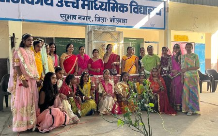 परंपरागत वेशभूषा में  हुई खेल प्रतियोगिताएं