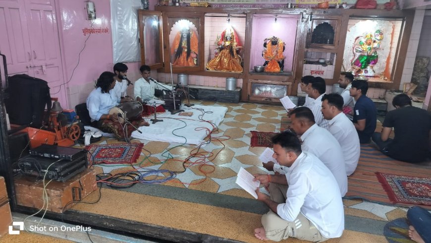 कटी घाटी स्थित हनुमान मंदिर पर हुआ सुंदरकांड पाठ का आयोजन