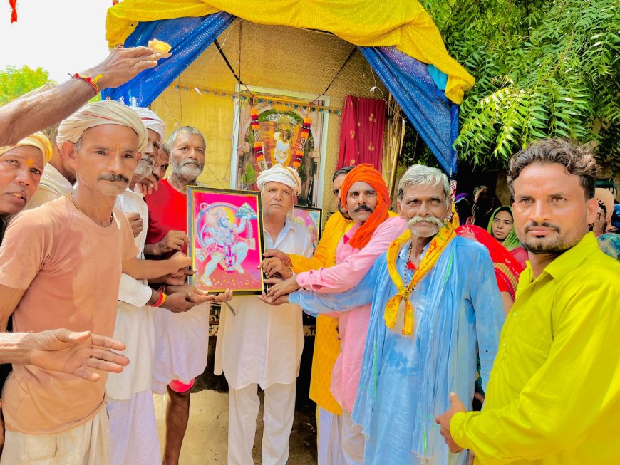 सीकरी से मेहंदीपुर बालाजी पैदयात्रा हुई रवाना