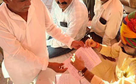 सेफरागुवार में खेतड़ी विधायक का भव्य स्वागत:  कैप्टन राम निवास ताखर ने याद दिलाई पिछली 5 माँगे