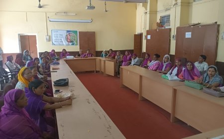 राष्ट्रीय पोषण सप्ताह के तहत जागरूकता कार्यक्रम का आयोजन