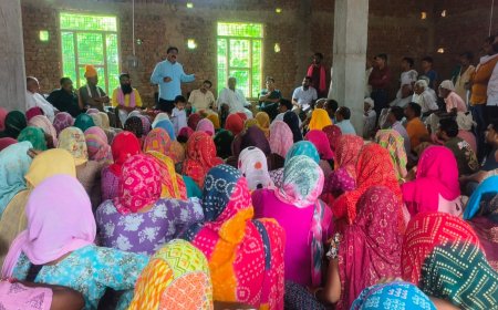 एक वर्ष बाद भी शुरू नहीं हुई जल जीवन मिशन योजना: पानी को तरसे गांव वाले, ग्रामीणों ने भाजपा नेता जय आहुजा को बताई समस्या
