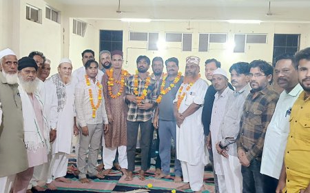 मरकजी तंजीम अहले सुन्नत वल जमाअत की मीटिंग संपन्न आबिद देशवाली को चुना सदर