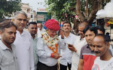 पाली विधायक भाटी का सादड़ी आगमन पर नगर कांग्रेस कमेटी ने किया भव्य स्वागत