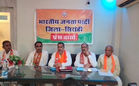 भाजपा सदस्यता अभियान में सिरोही जिले में डेढ़ लाख सदस्य बनाने का लक्ष्य लिया है : प्रदेश उपाध्यक्ष जोधा
