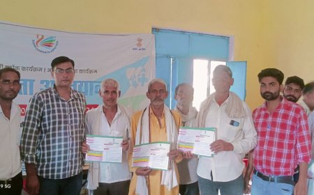 नीति आयोग के आशान्वित ब्लॉक कार्यक्रम के तहत संपूर्णता अभियान शिविर का शुभारम्भ