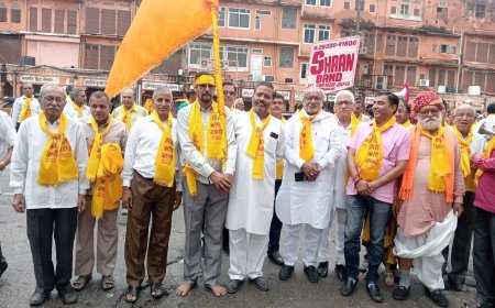 हरियाणा गौड़ ब्राह्मण समाज ने हारित ऋषि की जयंती पर निकाली शोभा यात्रा व मंगल कलश यात्रा