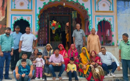 सिकराय में धूमधाम से मनाया भगवान बलदाऊजी का जन्मोत्सव, दुल्हन की तरह सजाया मंदिर,