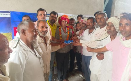 पायनियर की नई उड़ान ड्रॉ,किसान को जयपुर से हैदराबाद हवाई जहाज से आने के निमंत्रण पत्र