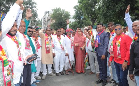 बलाई समाज की बाबा रामदेव जयंती पर विशाल शोभायात्रा संपन्न