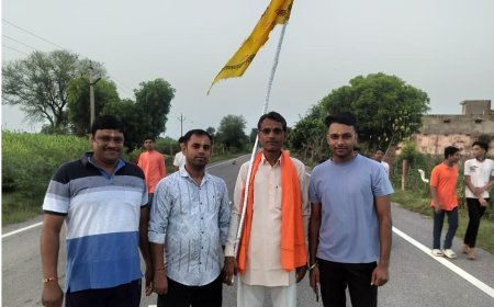 खाटू श्यामजी धाम के लिए एकादशी पर पदयात्रा रवाना