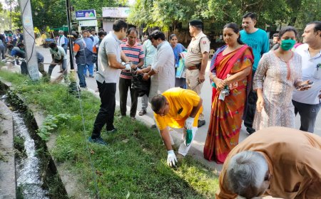 स्वच्छता ही सेवा अभियान में जिला कलक्टर के नेतृत्व में जुटा कारवां