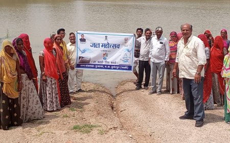 खेड़ा देवी तालाब पर जल झूलनी एकादशी के दिन राजस्थान जल महोत्सव कार्यक्रम हर्षोल्लास से हुआ आयोजित