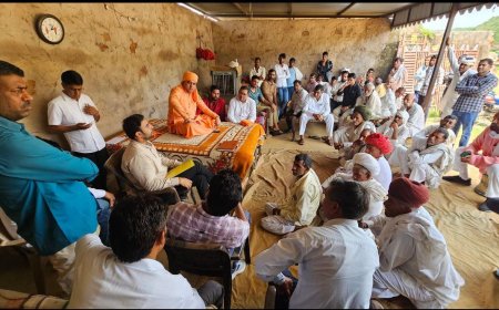 तिजारा रूंध में सरिस्का विस्थापित परिवारों की विधायक ने सुनी समस्याएं