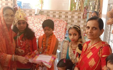 केशव राय जी के मंदिर में वामन जयंती पर सजाई झांकियां: भजनों पर जमकर थिरकी महिलाएं