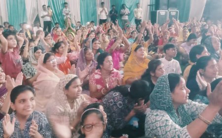 श्याम बाबा के सुंदर-सुंदरभजनों पर झुम झुमकर नाचे श्याम भक्त