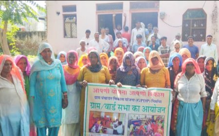 ग्रामीणों ने वार्ड पंचों के साथ मिलकर कि वार्ड सभाए: गांव कि समस्याओं पर चर्चा क़र प्रस्ताव किए तैयार