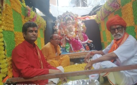 धूमधाम से किया गया श्री गणेश भगवान का विसर्जन