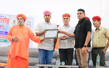 शिक्षा में नवाचार के लिए शिक्षक विश्नोई को वीर तेजा नवसृजन संस्थान ने किया प्रोत्साहित