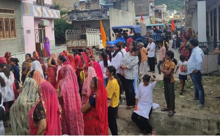 दुजाना गांव में धूमधाम से किया गणेश मूर्तियाँ का विसर्जन