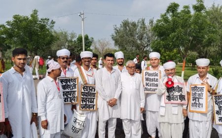 जाम्बोलाव धाम माधा मेले में पर्यावरण सेवकों ने दिया पर्यावरण संरक्षण का संदेश