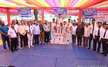 कांवट में राज्य स्तरीय जूडो प्रतियोगिता में बच्चों ने दिखाया दम खम