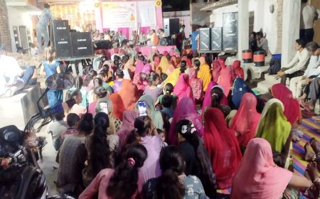 दुजाना मे एक शाम बाबा रामदेव के नाम भजन संध्या कार्यक्रम, प्रतिभाओं का हुआ सम्मान