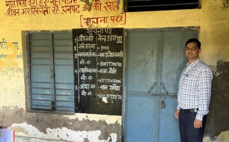 उपनिदेशक आईसीडीएस ने आंगनबाडी  केन्द्रों का किया औचक निरीक्षण: लटके मिले ताले