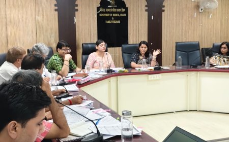 एनएचएम के तहत संचालित स्वास्थ्य कार्यक्रमों की समीक्षा,प्रमुख शासन सचिव ने स्वास्थ्य सूचकांकों को और बेहतर कर आयुष्मान राजस्थान का संकल्प साकार करने के दिए निर्देश