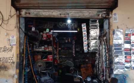 गोलाकाबास में चोरों के हौंसले बुलंद:ऑटो सर्विस सेंटर की दुकान का ताला तोड़कर की चोरी