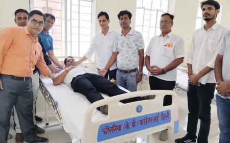 उदयपुरवाटी में स्वर्गीय मनीष राठी की मनाई तृतीय पुण्यतिथि:विशाल रक्तदान शिविर का आयोजन