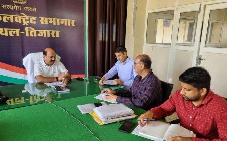 जिला कलक्टर की अध्यक्षता में आयोजित हुई सड़क सुरक्षा समिति की बैठक