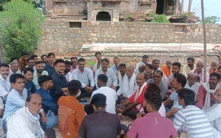 सेन समाज की बैठक संपन्न , मंदिर  जीणोद्धार को लेकर  एवं नवीन कार्यकारिणी गठन पर हुई चर्चा