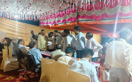 जिला कलेक्टर किशनगढ़ बास के मोठूका गांव में लगाया रात्रि चौपाल