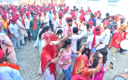 दुजाना में महालक्ष्मी माता के प्राकट्‌योत्सव पर निकली शोभायात्रा, विशाल भजन संध्या का कार्यक्रम आयोजित