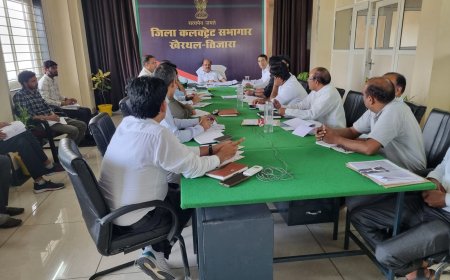 राजस्व विभाग के अधिकारियों की मासिक बैठक का हुआ आयोजन