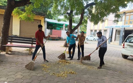 जिला स्तरीय कार्यक्रम आयोजित,  स्वच्छता ही सेवा पखवाड़े में राजकीय कार्यालयों की हुई विशेष सफाई