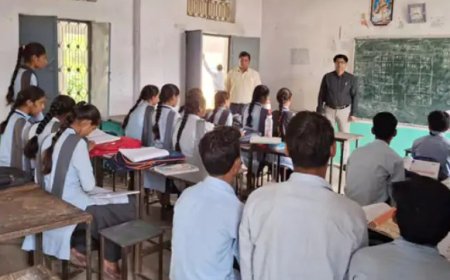 सीबीईओ ने किया तीन सरकारी विद्यालयों का औचक निरीक्षण: उपप्राचार्य सहित चार कर्मचारी मिले नदारद