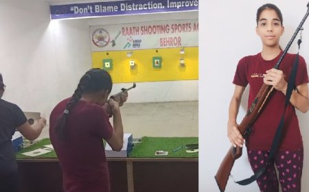 ज्ञानपुरा (नारायणपुर) की वर्षा पबडी़ का राज्य स्तरीय राईफल  शूटिंग टीम में चयन